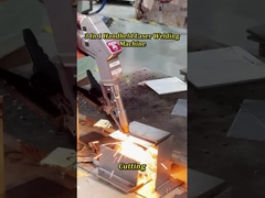 পোর্টেবল লেজার হেড 3-ইন -1 লেজার ওয়েল্ডিং সরঞ্জাম ওয়েল্ডিং / পরিষ্কার এবং কাটিং সমর্থন করে