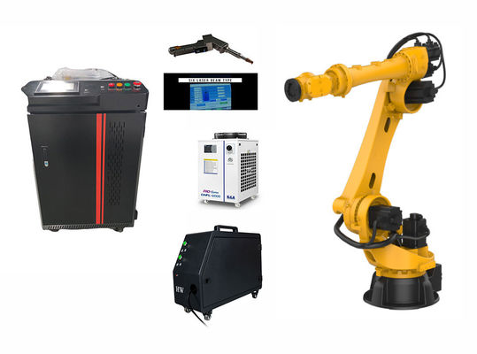 ভালো দাম জল শীতল চিলার ইউনিট সহ দ্রুত নমনীয় হ্যান্ডহেল্ড লেজার ওয়েল্ডিং মেশিন 2000W অনলাইন