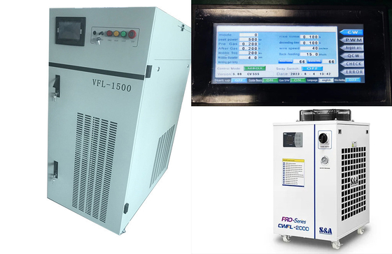 ভালো দাম পোর্টেবল 3000W লেজার ওয়েল্ডিং মেশিন ইন্ডাস্ট্রিয়াল জন্য জল শীতল অনলাইন